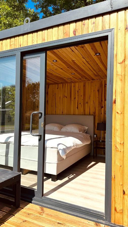 Luxe Tiny House Bij Het Leekstermeer Matsloot المظهر الخارجي الصورة